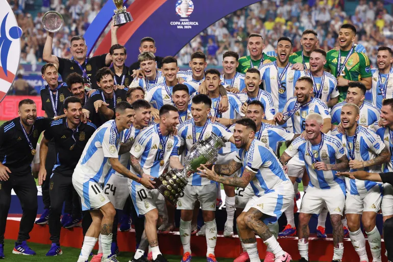 Argentina win record 16th Copa America in match marred by crowd chaos